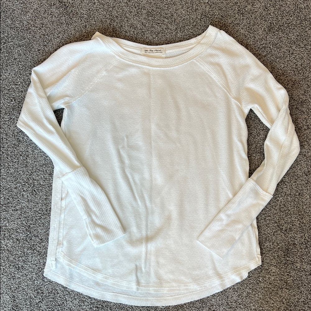 We The Free White Long Sleeve Tunic